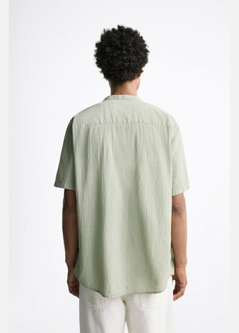 Зеленая кэжуал рубашка Zara