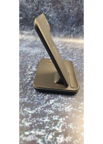 Бездротова зарядка 3 in 1 Fast Wireless Charger для iPhone и Apple Watch и AirPords Black No Brand (354829018)