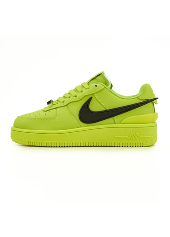 Цветные летние кроссовки nike air force 1 low x ambush flash lime найк аир форс 1 No Brand