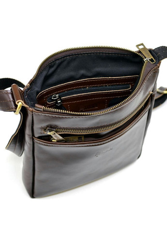 Чоловіча шкіряна сумка через плече 22х25.5х3.5 см TARWA (315869194)