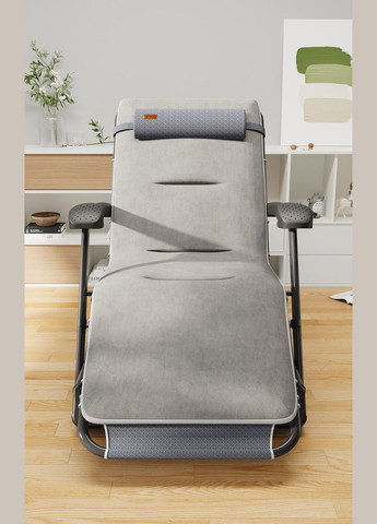 Раскладное кресло шезлонг садовый с подушкой FCB-S03PС WCG (346528883)