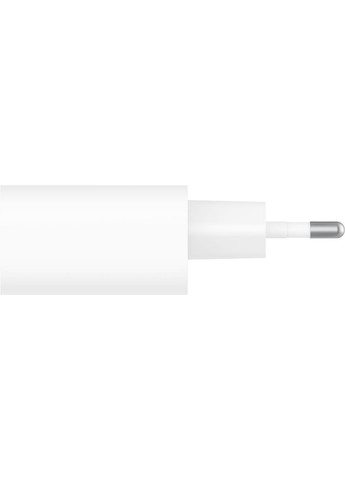 Зарядний пристрій 25Вт USB-С PD PPS, кабель USB-С > Lightning, 1м, PVC, білий Belkin (315435896)