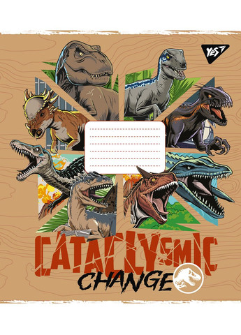 Набор тетрадей школьных А5/12 линия Jurassic world 25 шт (767225) Yes (352167550)