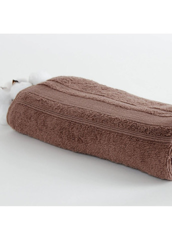 Хлопкове рушник для тіла 70*140 см, 550 г/м2 Fancy Коричневий (2569070140) ТЕП однотонний коричневий