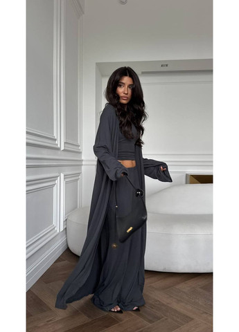 Жіночий комфортний костюм-трійка Україна (350669445)