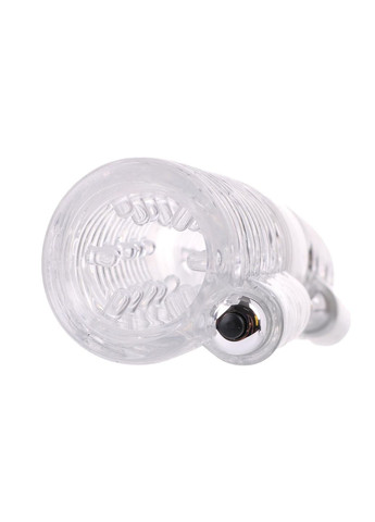 Подвійний мастурбатор з вібрацією для пари чоловіків прозорий 265*38 мм YUECHAO (306854946)