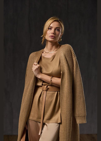 Элегантный джемпер свободного силуэта из шелковистой пряжи (2502) Triko Bakh - (334710692)