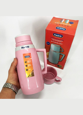 Термос MG-1051P со стеклянной колбой, Термос для питьевой воды, термос для дома. Цвет: Magio (364664690)