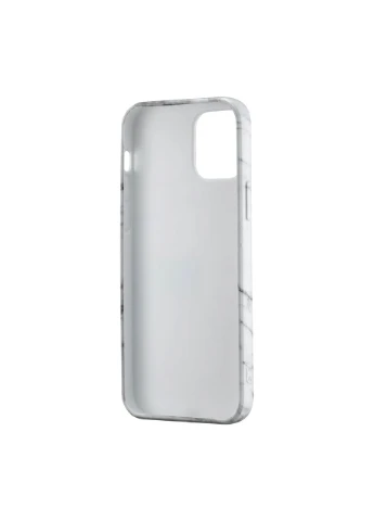 Чехол силикон Lum Neon противоударный для iPhone 12 цвет Marble White Case (370168765)