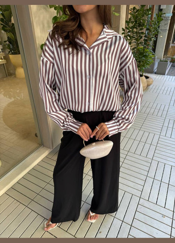 Коричневая рубашка Osoblyva