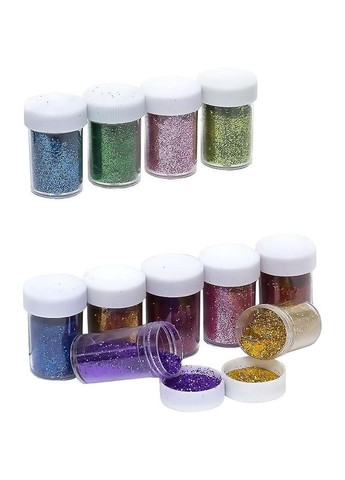 Набор блесток глиттера 12 шт. No Brand (356509751)
