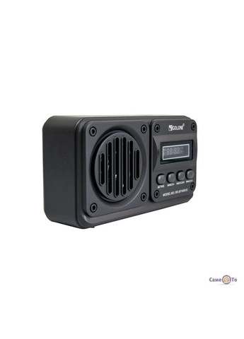 Ретро радіоприймач з ліхтарем RX-BT499VS акумуляторне радіо з антеною сонячна батарея Чорний Golon (322817230)