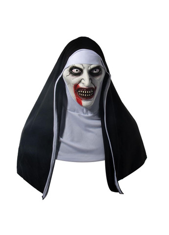 Маска на Хелловін ручної роботи Черниця Nun 28х30х5см [F02B32F3-02] Heitan No Brand (307837742)