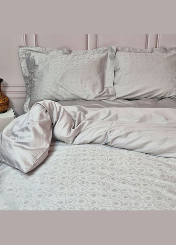 Постільна білизна HEART Platinum Сатин жакард Сімейна MERISET (306739927)