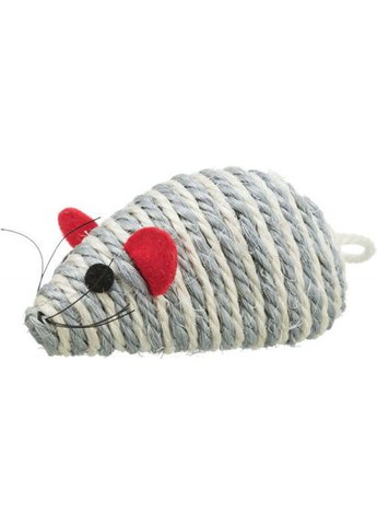 Іграшка Мишка з брязкальцем для котів, 10 см (сизаль) Trixie (355253677)