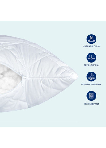 Подушка "Standart Plus" 50х70 см готельної серії (антиалергенна) IDEIA (373403639)