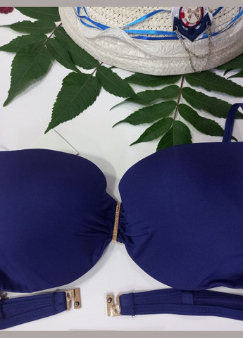 Синій літній модний роздільний купальник у синьому кольорі marc&andre 1936 672 марк андре Marc & André