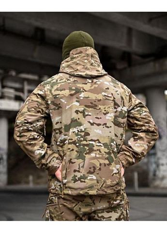 Тактичний чоловічий демісезонний костюм SoftShell мультикам No Brand