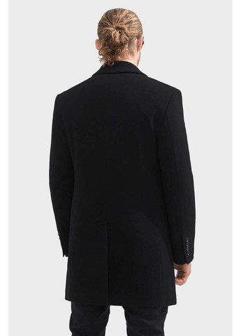 Черное демисезонное Мужское пальто Sun's House