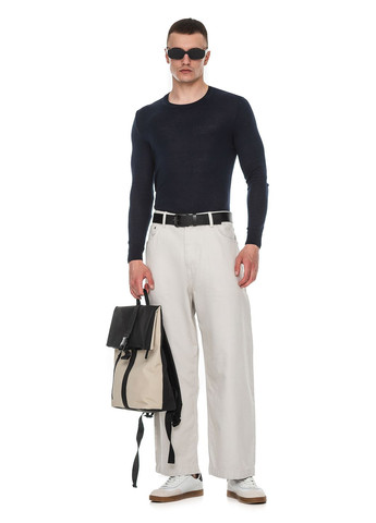 Чорний бавовняний тонкий чоловічий светр SVTR