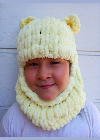 Жовта шапка-балава з вушками 2 Льва (358068521)