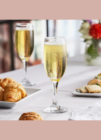 Набір келихів для шампанського Bistro 190 мл 6 шт (44419) Pasabahce (334008092)