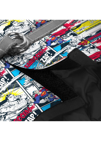 Шлей для собак мягкая Clothes с QR паспортом, рисунок "Супермен комикс",, В 28-31 см, С 20-22 см WAUDOG (363198766)