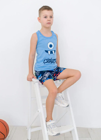 Комбінований літній комплект для хлопчика на літо майка і шорти No Brand