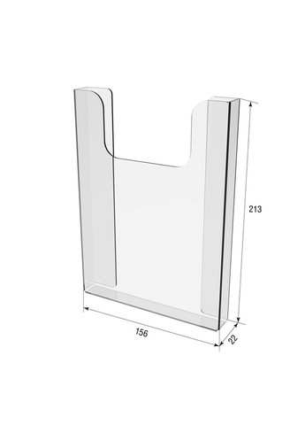 Карман А5 (150х210мм) вертикальный со скотчем 20мм Ekostar (370948839)