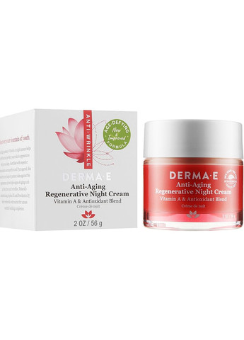 Антивозрастной антиоксидантный ночной крем для лица Night Cream 56g (864501-9991) Derma E (368615586)