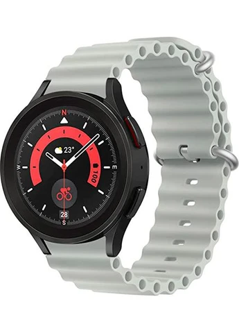 Універсальний ремінець для смарт-годинників Ocean Band 22mm Cloudy Grey [84731] DK (400899421)