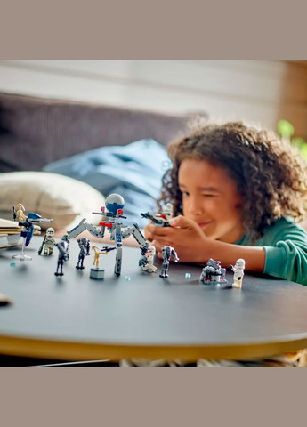 Конструктор Star Wars Клони-піхотинці та Бойовий дроїд (75372) Lego (316655189)