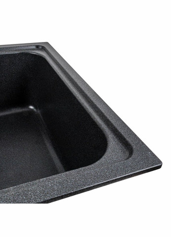 Гранітна мийка для кухні 7950 Equatoria матовий Карбон Platinum (342070985)