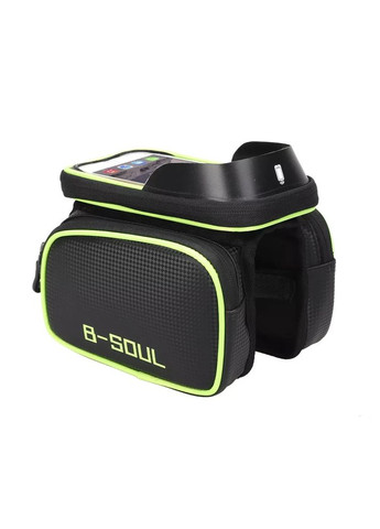 Велосипедная сумка-чехол для руля для смартфона синий | Держатель телефона с сенсорным окном Велоорганайзер водостойкий B-Soul (351855099)