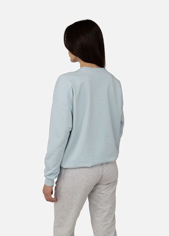 Блакитний світшот жіночий колір блакитний cb-00266289 Yuki (319122063)