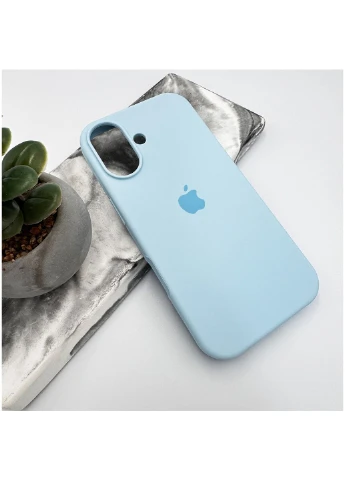 Чохол для смартфона Silicone Full Case AA для Apple iPhone 17 27, Mist Blue No Brand Open Cam (379053805)