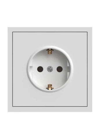 Розетка із заземленням Soft механізм 16А білий Ardero (399435441)