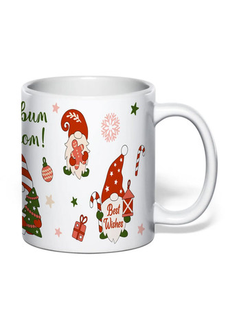 Чашка с печатью "С Новым годом!" №3 330 мл ( ) (34675) No Brand (370569396)