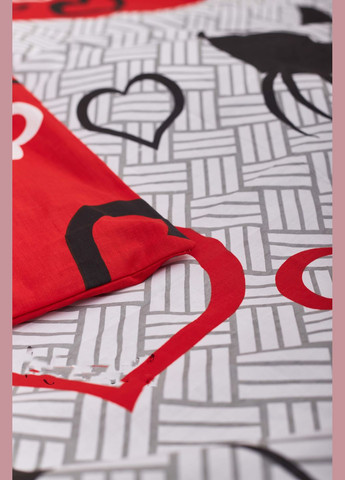 Комплект постельного белья King Size 220x240 наволочки 2х70х70 Бязь Gold Люкс (MS-820001150) Moon&Star Love Cats (285717465)