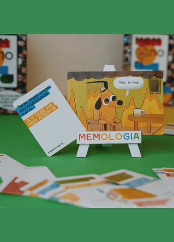 Гра настільна Мемологія MemoGames 0001MG з мольбертом підставкою Memo Games (334157694)