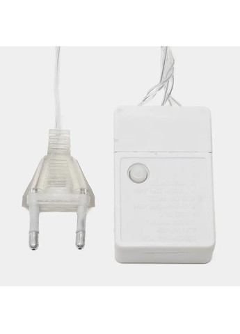 Гірлянда штора зірки світлодіодна святкова на вікно з роботою від мережі контролером 3 м 13 фігур (481913-Prob) Холодна біла Unbranded (368455777)