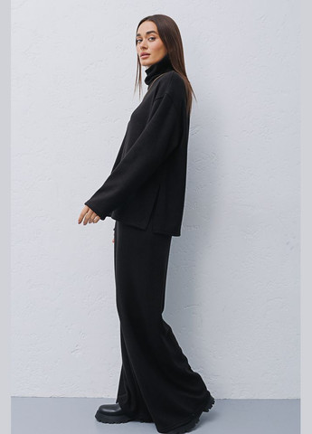 Женский трикотажный костюм со штанами черный Arjen (289787695)