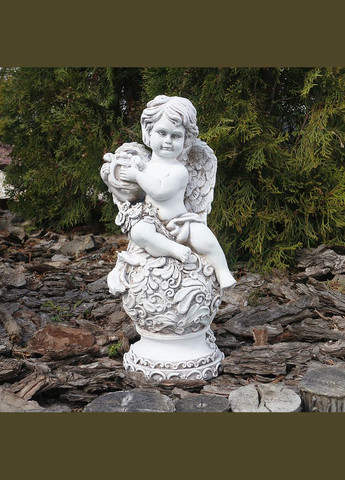 Ангел с светящейся арфой 34 см (СП5054 св) Гранд Презент (282743593)