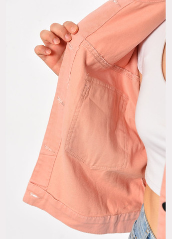 Джинсівка жіноча рожевого кольору Let's Shop (299704315)