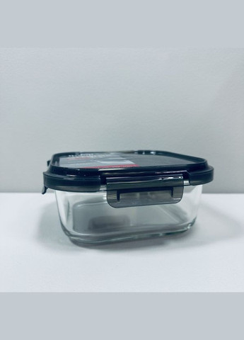 Контейнер стеклянный квадратный с пластиковой крышкой 1200 мл Artglas 29-298-024 Krauff (324270858)