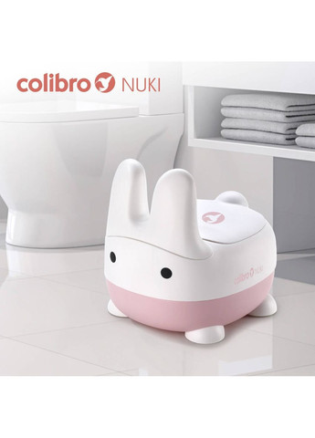 Горщик Nuki Rose, білий з рожевим () Colibro NO/CO/NUKI/RO (358058864)
