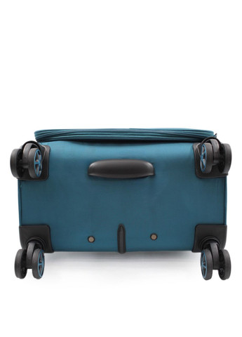 Валіза ручна поклажа S тканина бірюза 55х37х20/35л/2.7кг/Snowbal 21505 Snowball (324802015)