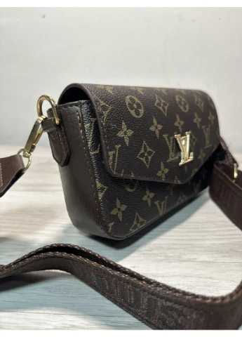 Сумка жіноча коричнева (s712) No Brand (398646316)