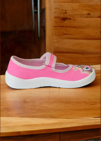 Дитячі ортопедичні тапочки для дівчинки Аліна Принцеса рожеві біла підошва Waldi (278274180)