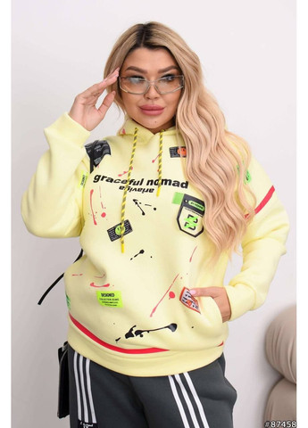 Худой женский с капюшоном на флисе No Brand (369788756)